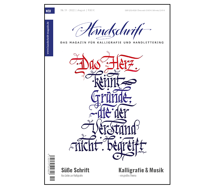 Handschrift 19. Ausgabe