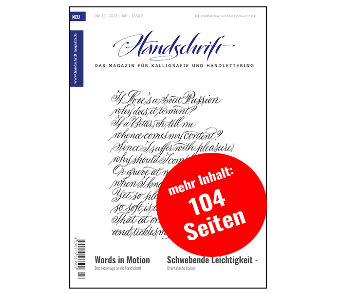 Handschrift 22. Ausgabe